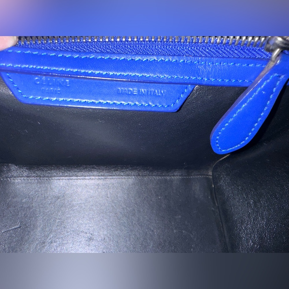 Celine Blue and Black Women's Bag - Picture 10 of 12